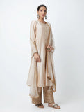 Anarkali Suit in Beige