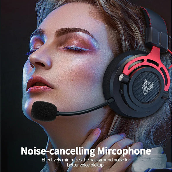 Computer Gamer Wireless Headset - Black