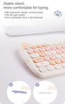 Computer Gamer 2.4G Wireless Quiet Small Keyboard Mouse Combo