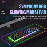 Computer Gamer Large luminous mouse pad, RGB streamer, LED mat/pad