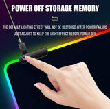 Computer Gamer Large luminous mouse pad, RGB streamer, LED mat/pad
