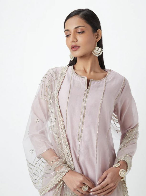 Anarkali Suit in Lilac