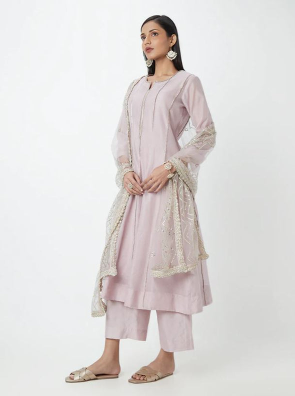 Anarkali Suit in Lilac