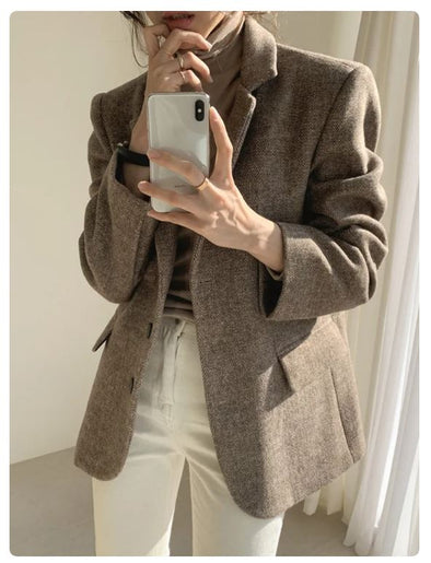 Herringbone Coat Womens 2023 Collection