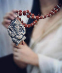 Rudraksha Necklace with Ganesha Pendant