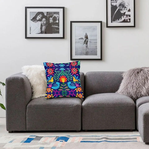 Couch Cushions from Mexico - Indigo