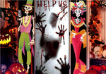 Día de Muertos/Halloween Door Display Mexico