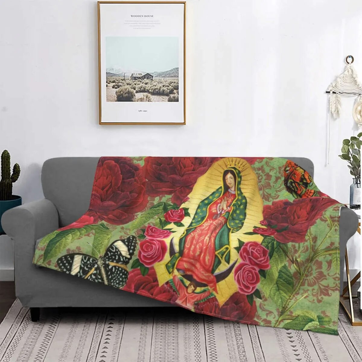 Flower: Dress up that couch!