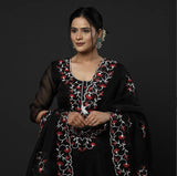 Kota Doria Silk & Embroidery Stitched Kurti Set - Extremely Limited