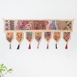 Khambadiya Patchwork Cotton Toran/Door Hanging - Extended, Rajasthan India