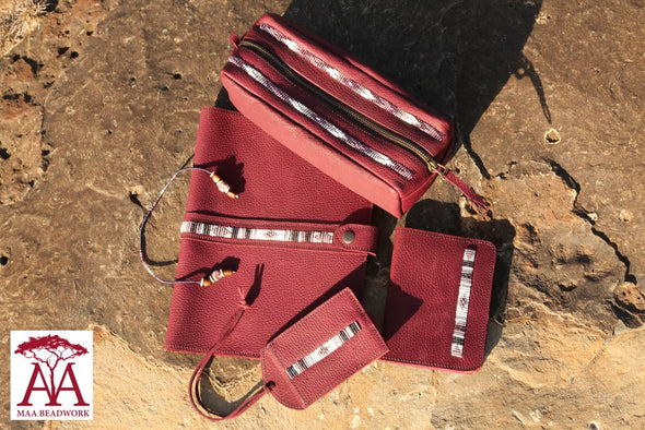 Safari Travel Accessories Set, Maasai Tribe Kenya