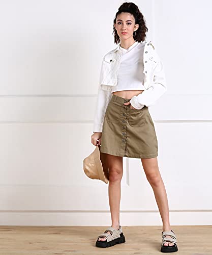Pure Cotton A-Line Skirt