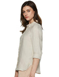Classic M&S Style Linen Shirt