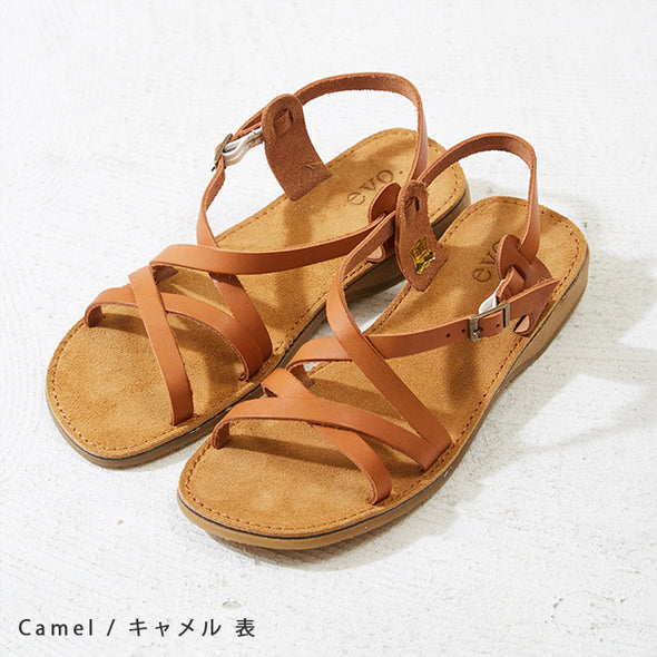 Leather Strappy Summer Sandal