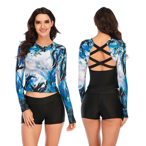Long sleeve rash guard 2 Piece