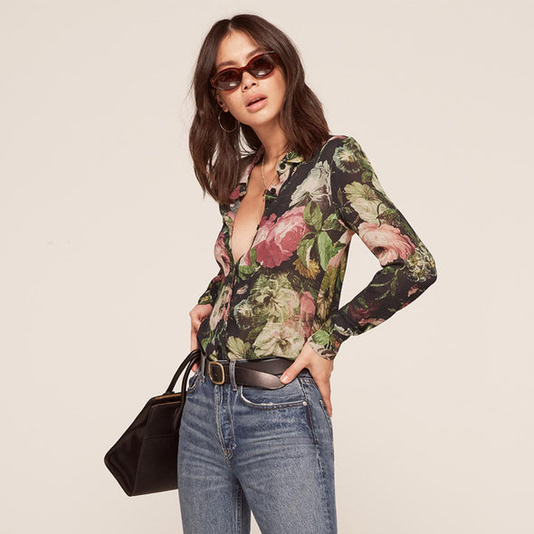 MISS YUN: Floral Top
