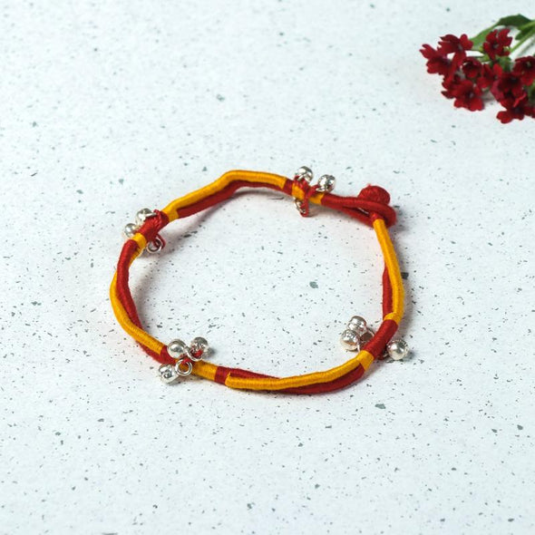 Patwa Threadwork Ghungroo Anklet/Bracelet Rajasthan India