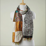 Organic hand crafted stoles from India