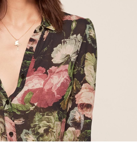 MISS YUN: Floral Top