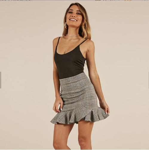 Checkered Summer Skirt