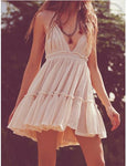 LIZA halter mini dress