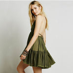 LIZA halter mini dress