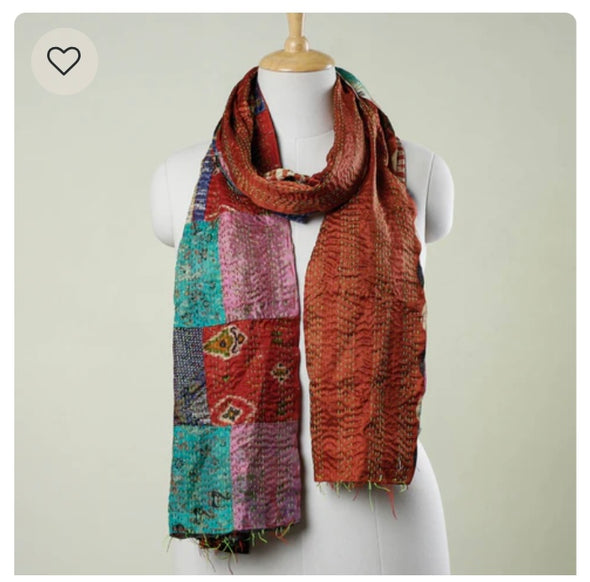 Organic hand crafted stoles from India