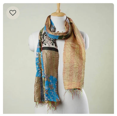 Organic hand crafted stoles from India
