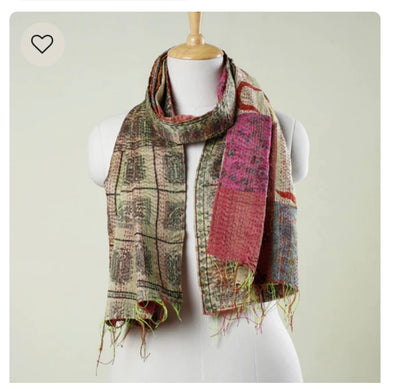 Organic hand crafted stoles from India