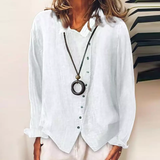 Cotton Linen Irregular Shirt