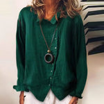 Cotton Linen Irregular Shirt