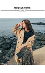 Trench Coat With Double-Breasted Styling - Fits Loosely