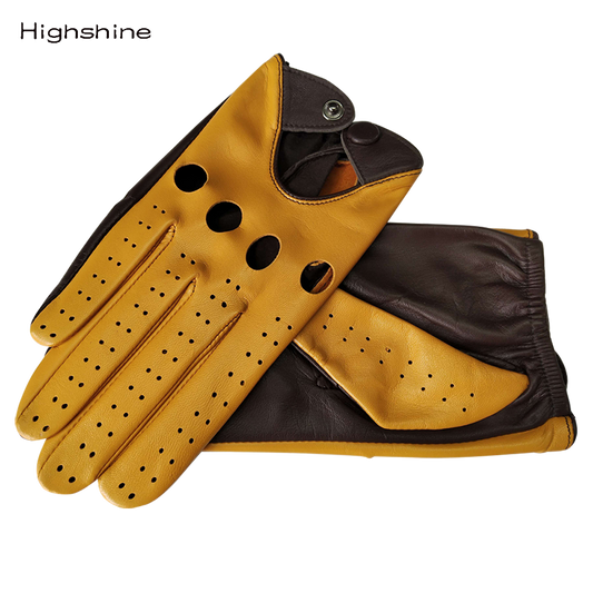 Genuine Leather Gloves With Breathable Goatskin