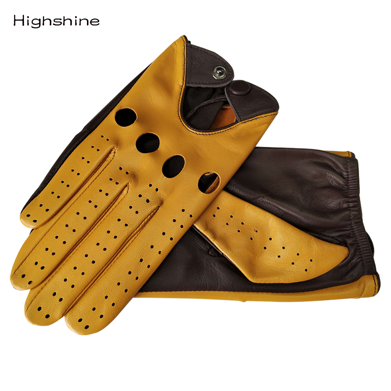 Genuine Leather Gloves With Breathable Goatskin