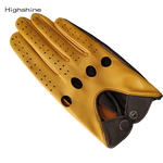 Genuine Leather Gloves With Breathable Goatskin