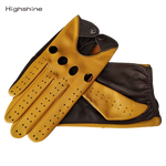 Genuine Leather Gloves With Breathable Goatskin