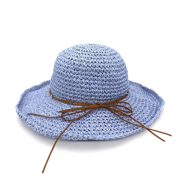 Bowknot Straw Hat