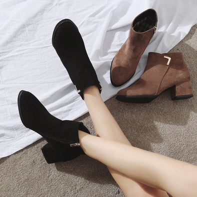 Queens, NY Ankle Length High Heel Booties