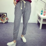 Summer Striped Capri Pants