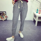 Summer Striped Capri Pants