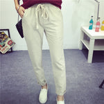 Summer Striped Capri Pants