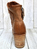 Flat Bottom Ankle Length Wedge boot