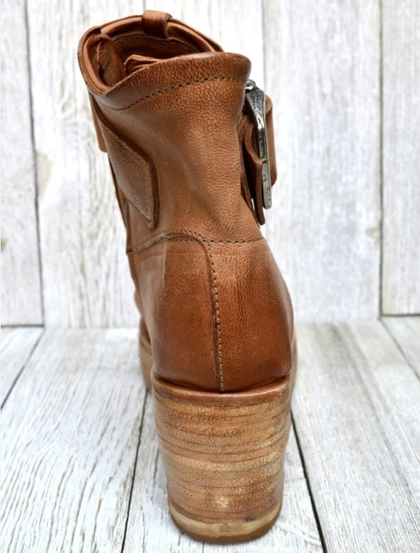 Flat Bottom Ankle Length Wedge boot