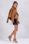 Suede Moto Jacket