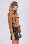 Suede Moto Jacket