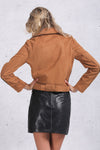 Suede Moto Jacket
