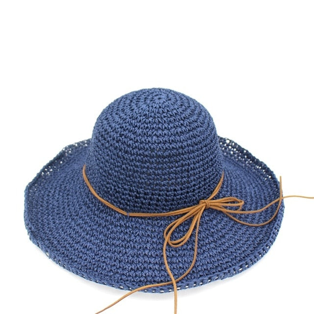 Bowknot Straw Hat