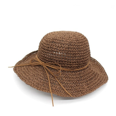 Bowknot Straw Hat