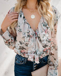 Sheer Long sleeve top