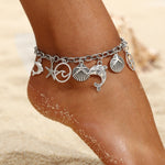 Caravan Maya Spring/Summer Anklet in Simple Silver